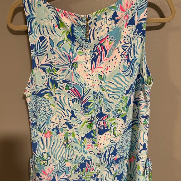 Lilly Pulitzer Donna Top Coastal Blue just lion around - Picture 5 of 5
